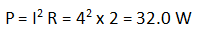 O Level Physics DC Circuit Power is I square R