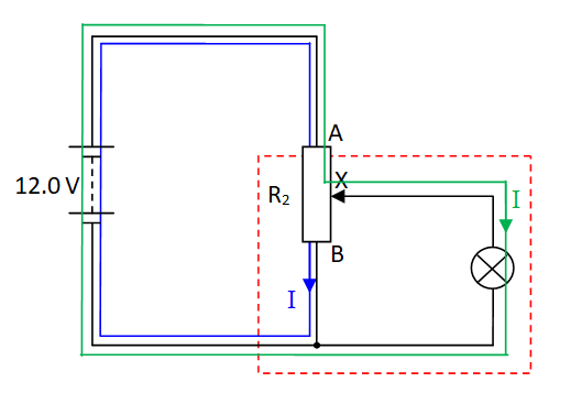 O Level Physics DC Circuit - Potential Divider Solution Image