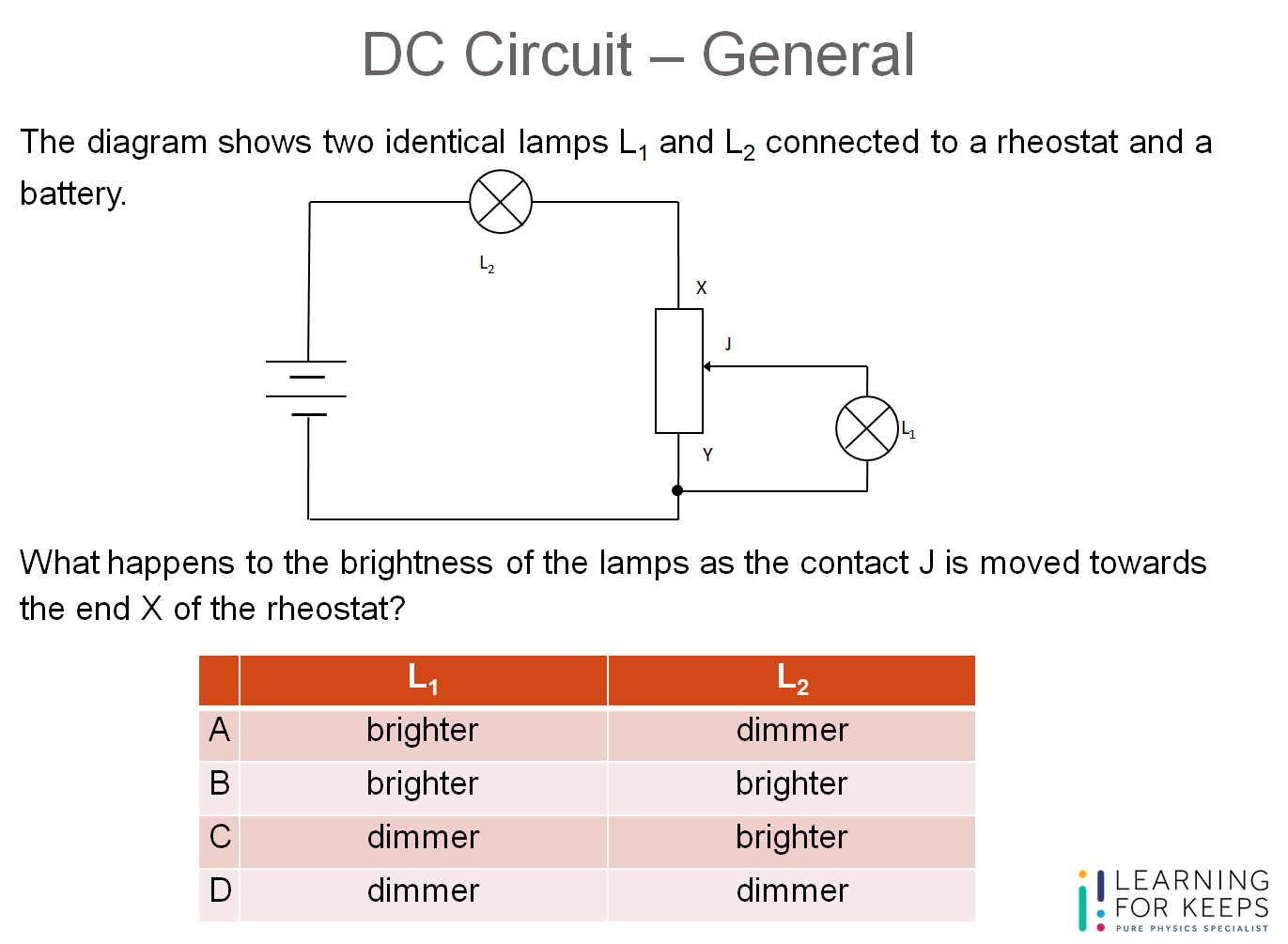 Question Guide DC Circuit MCQ